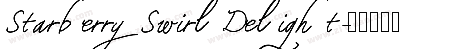 Starberry Swirl Delight字体转换